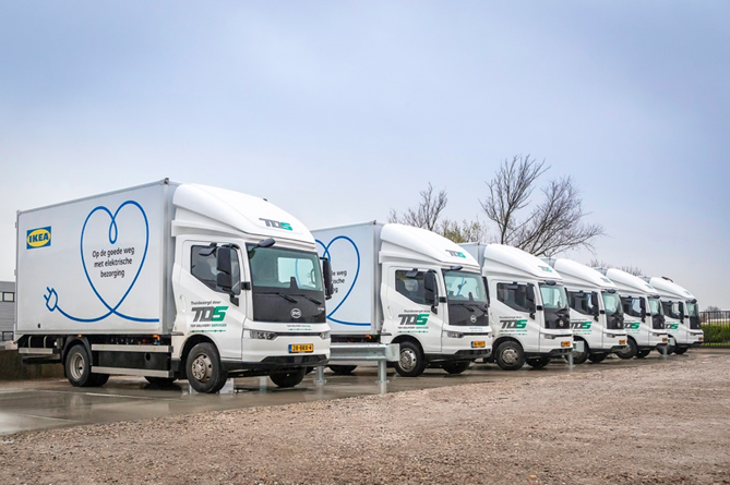 比亚迪零排放卡车服务荷兰宜家 树立家居物流行业新标杆