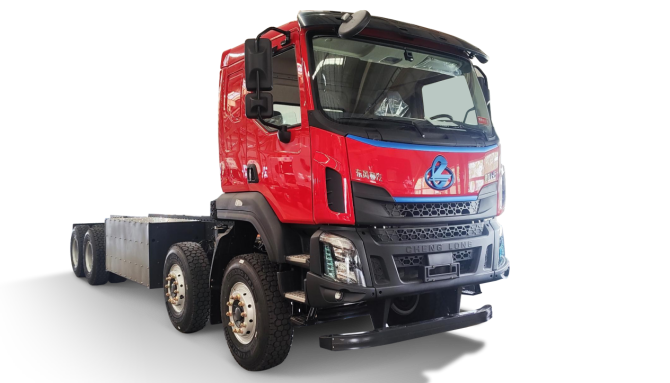 轻量化合规多拉1吨，乘龙H5 8x4纯电自卸车助您轻松赚更多